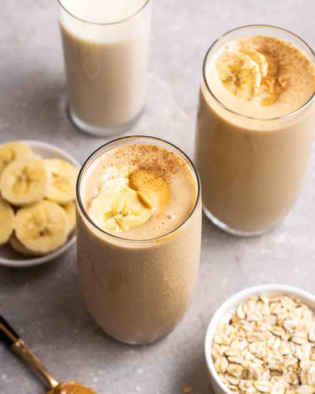 Peanut Butter Banana Grounded Smoothie