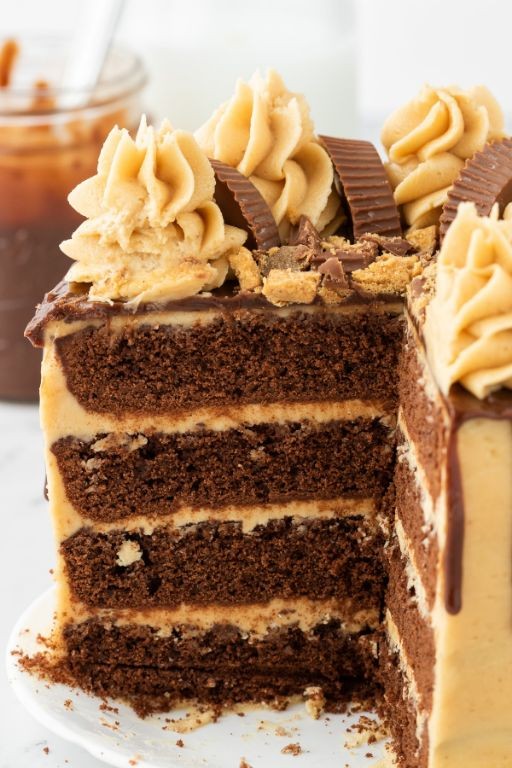 Peanut Butter Cup Indulgence Cake