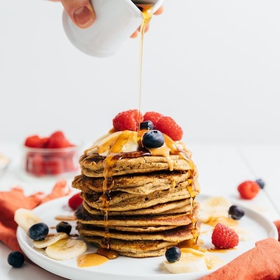 Peanut Butter Protein Pancakes