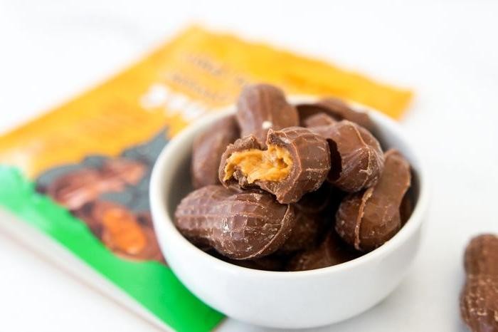 Peanut Butter Stuffed Chocolate Peanuts
