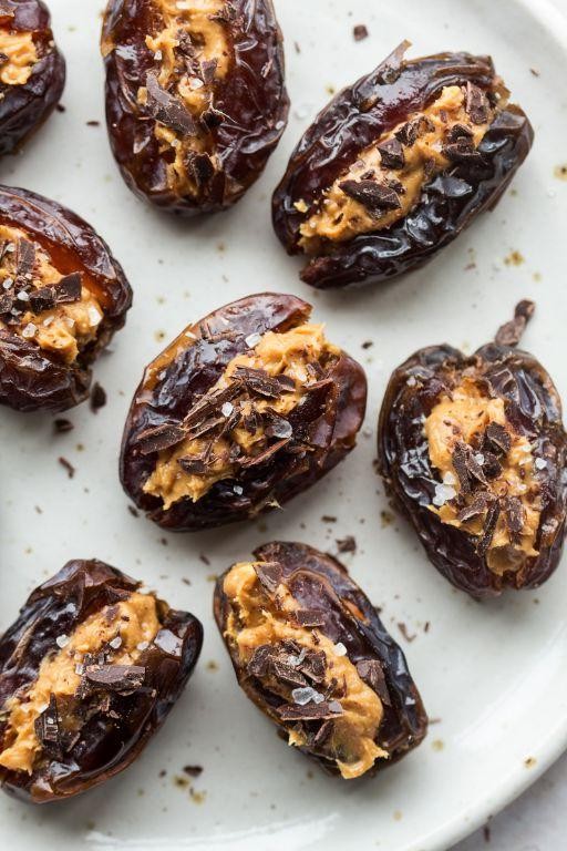 Peanut Butter Stuffed Dates