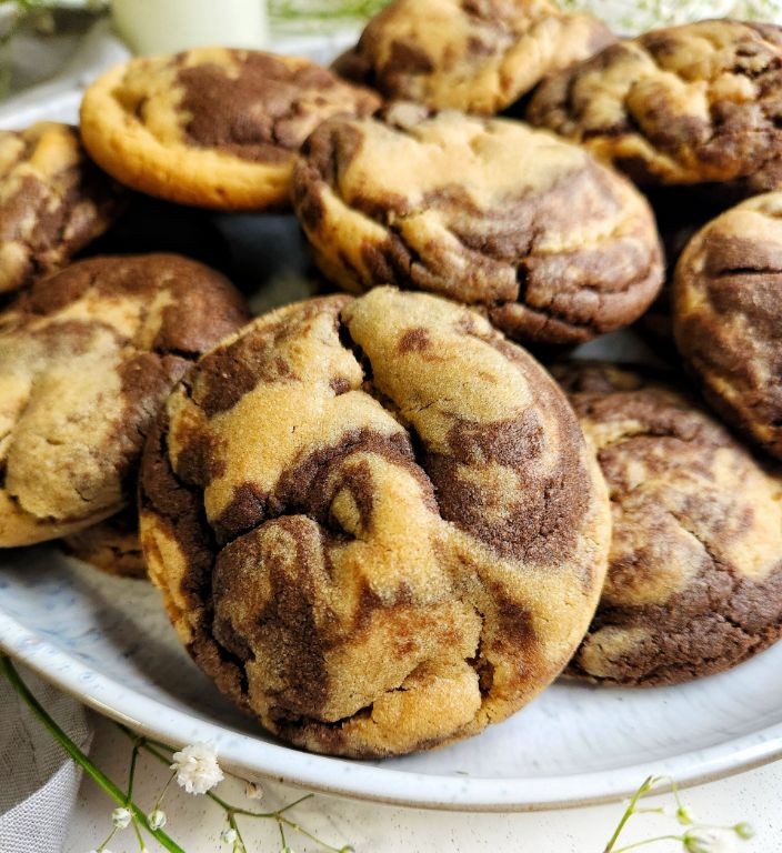 Peanut Butter Swirl Cookies
