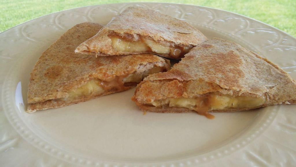Peanut Butter and Banana Quesadilla