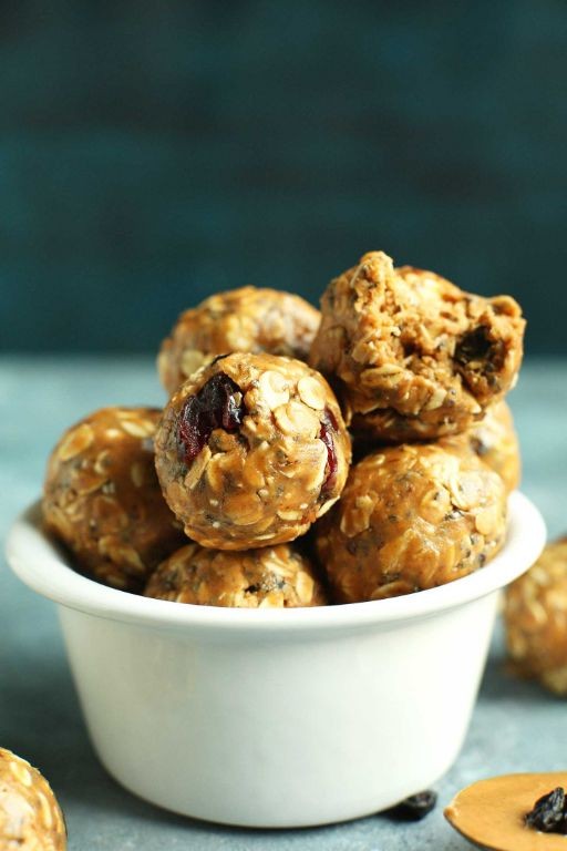 Peanut Butter and Jelly Granola Bites