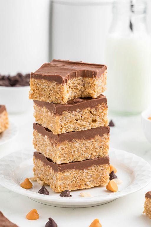 Peanut Butter and Jelly Scotcheroos