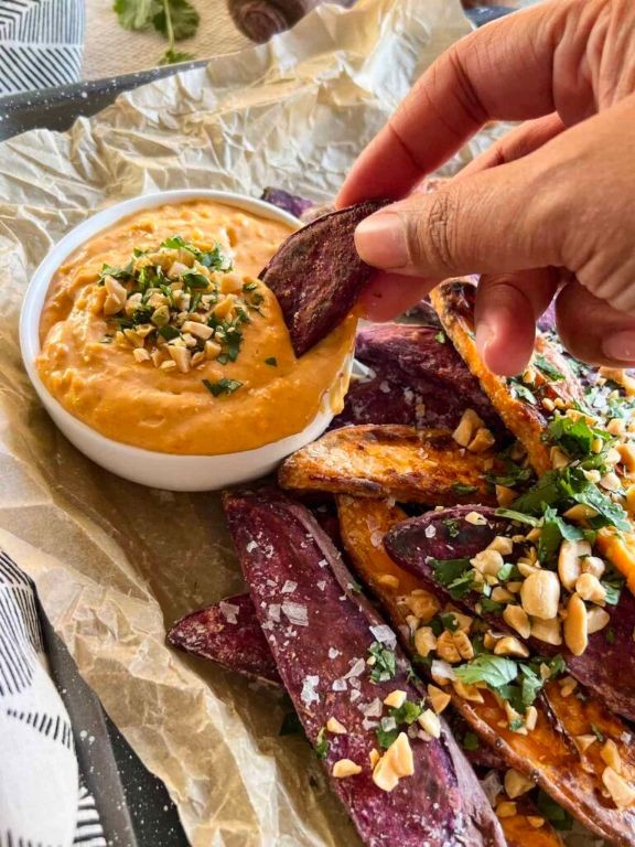 Peanut Butter and Sweet Potato Dip