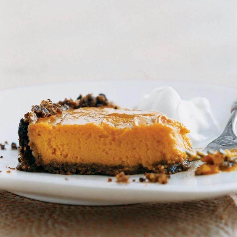Pecan Crusted Sweet Potato Pie