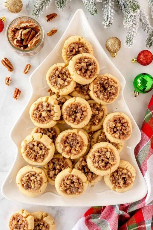 Pecan Pie Thumbprint Cookies