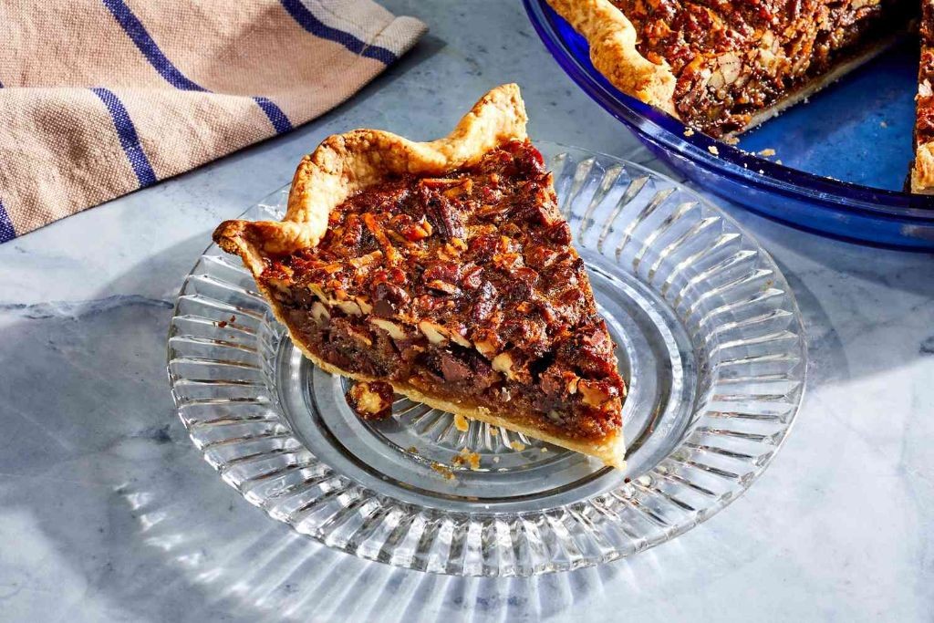 Pecan Pie with Bourbon Glaze