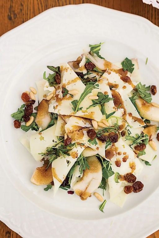 Pecorino Romano and Pear Salad with Arugula