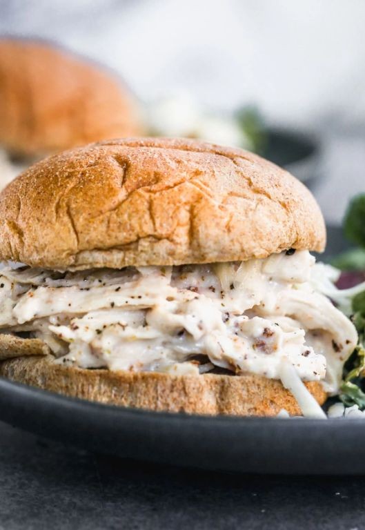Pepper Jack Shredded Chicken Sandwich