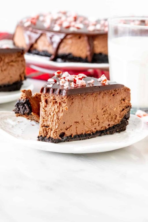 Peppermint Chocolate Cheesecake