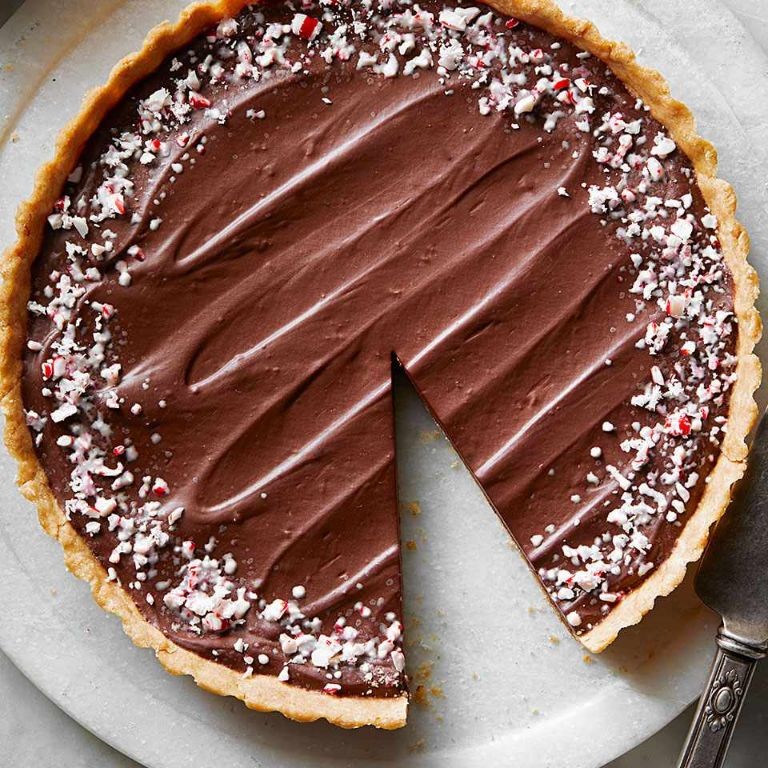 Peppermint Chocolate Tart