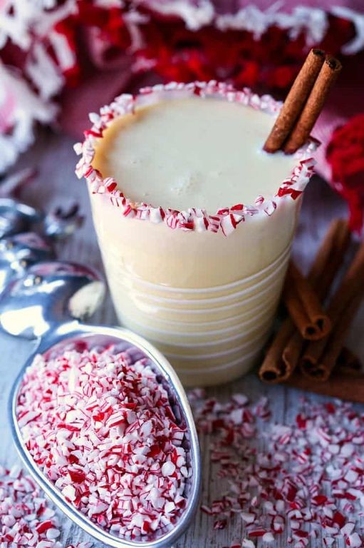 Peppermint Schnapps Eggnog