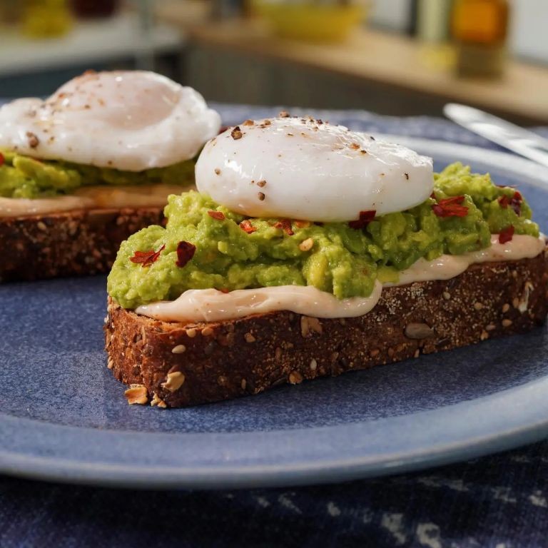 Perfectly Poached Eggs on Avocado Toast