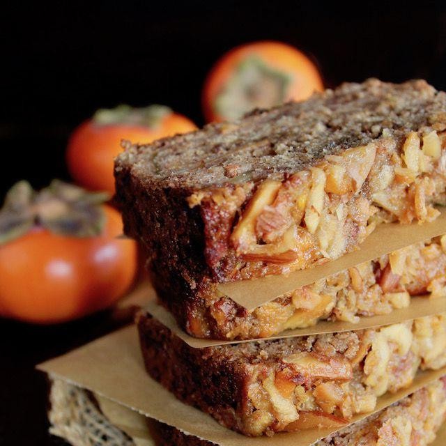 Persimmon Apple Spice Cake