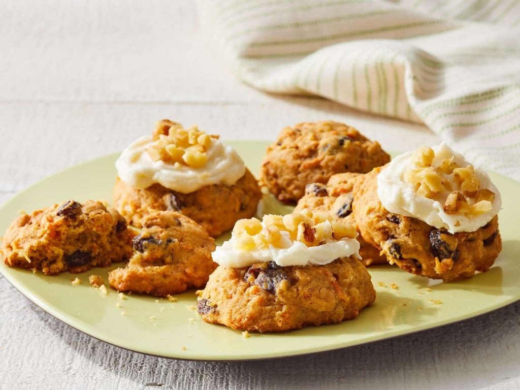 Persimmon Carrot Cake Cookies