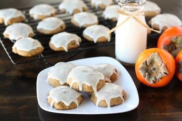 Persimmon Ginger Snap Cookies
