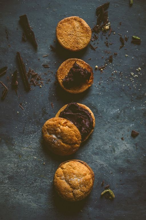 Persimmon Honey Cookies with Cardamom