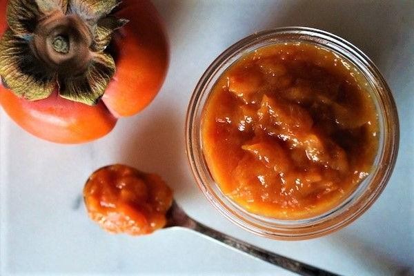 Persimmon Jam with Thyme and Black Pepper
