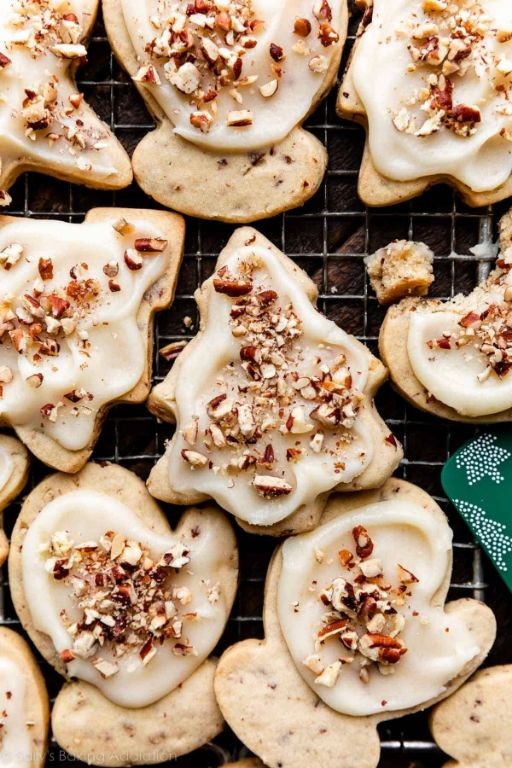 Persimmon Pecan Cookies with Brown Butter Frosting