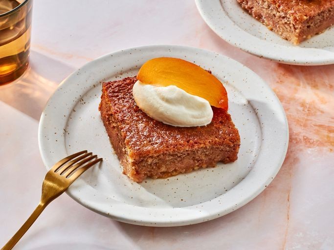 Persimmon Pudding with Cinnamon Whipped Cream