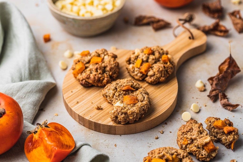 Persimmon White Chocolate Cookies