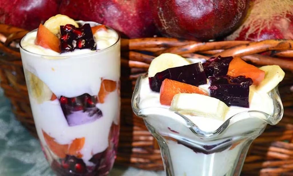 Persimmon and Pomegranate Parfait