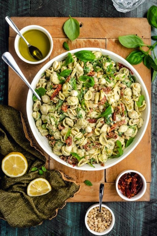 Pesto Aioli for Pasta Salads