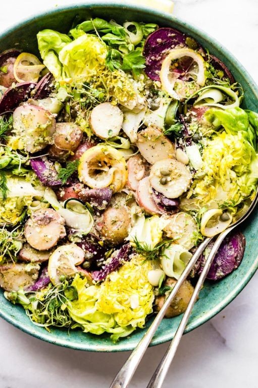 Pesto Drizzle Wedge Salad