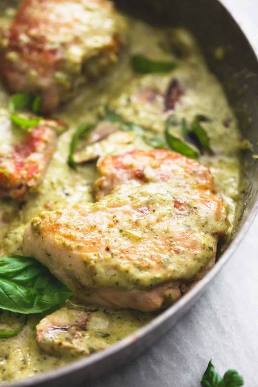 Pesto Parmesan Chicken Chunks