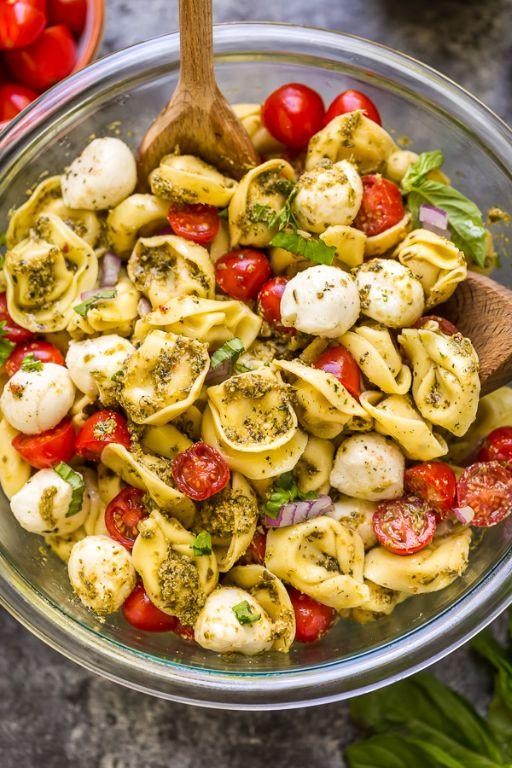 Pesto Tortellini Salad
