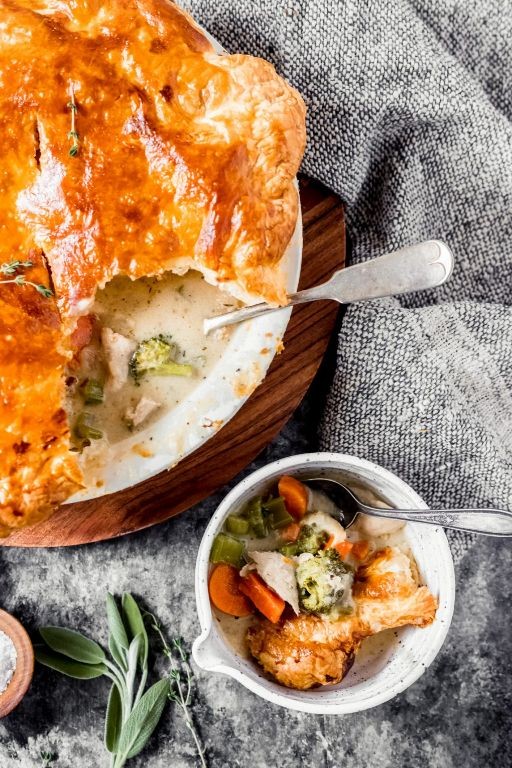 Pheasant Pot Pie with Flaky Crust