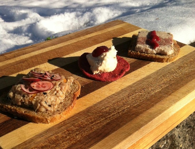 Pheasant Pâté with Cranberry Chutney