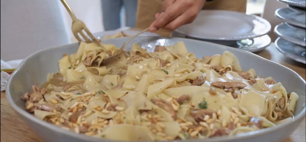 Pheasant Ragu over Pappardelle