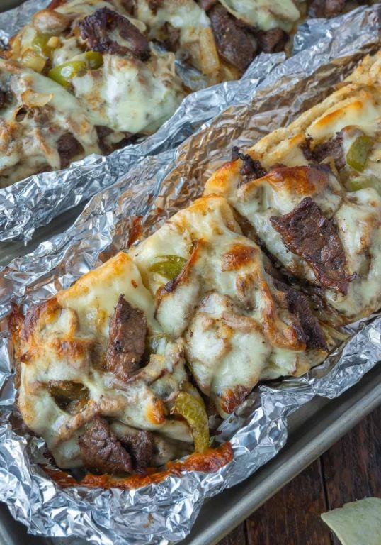 Philly Cheesesteak French Bread Pizza