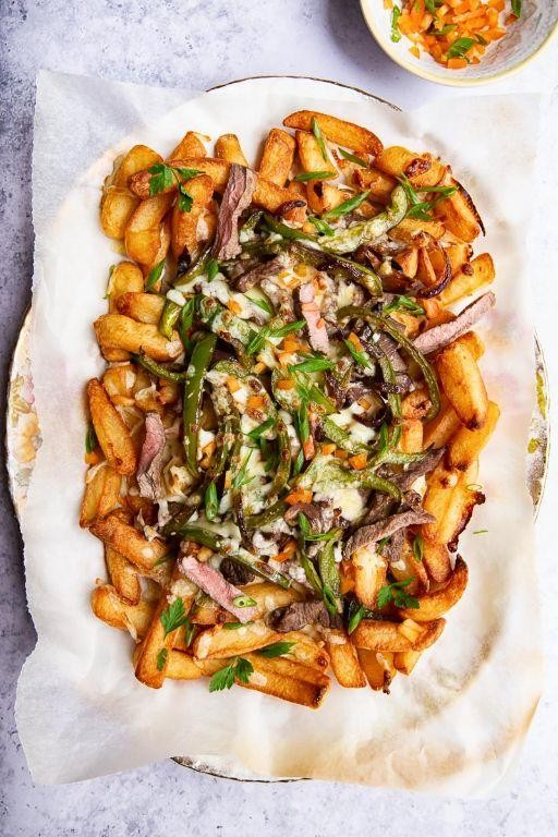 Philly Cheesesteak Loaded Fries