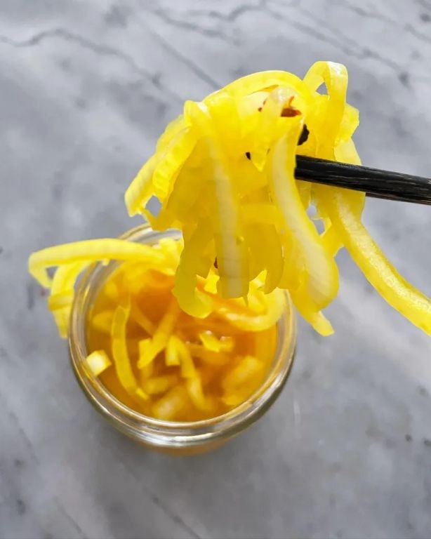 Pickled Onions with Turmeric and Ginger