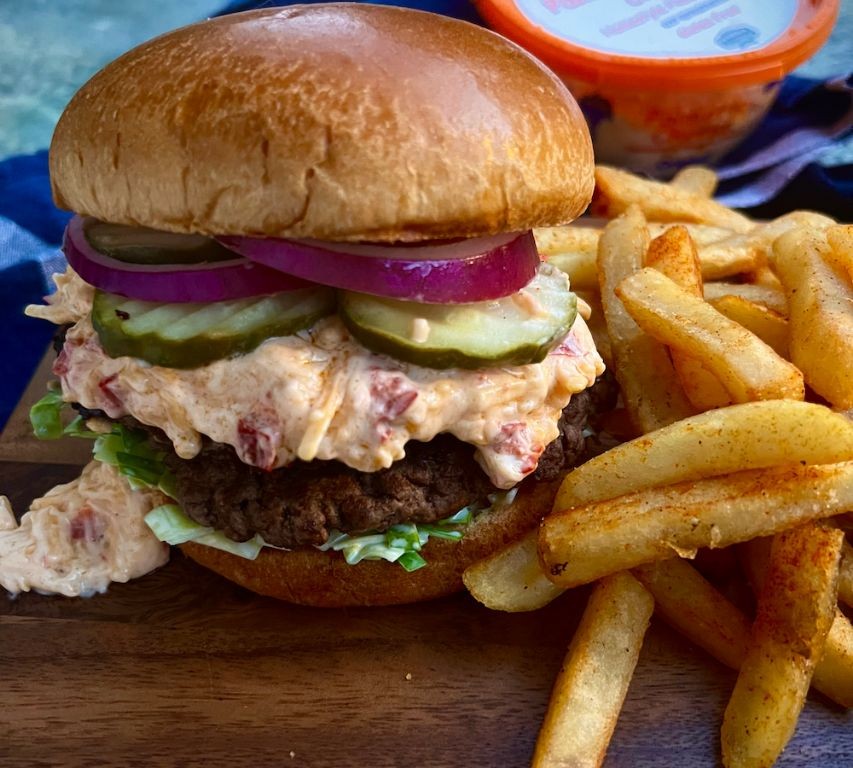 Pimento Cheese Smash Burger