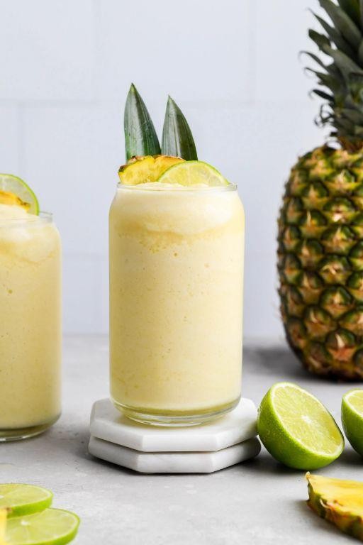 Pina Colada with Coconut Cream and Pineapple