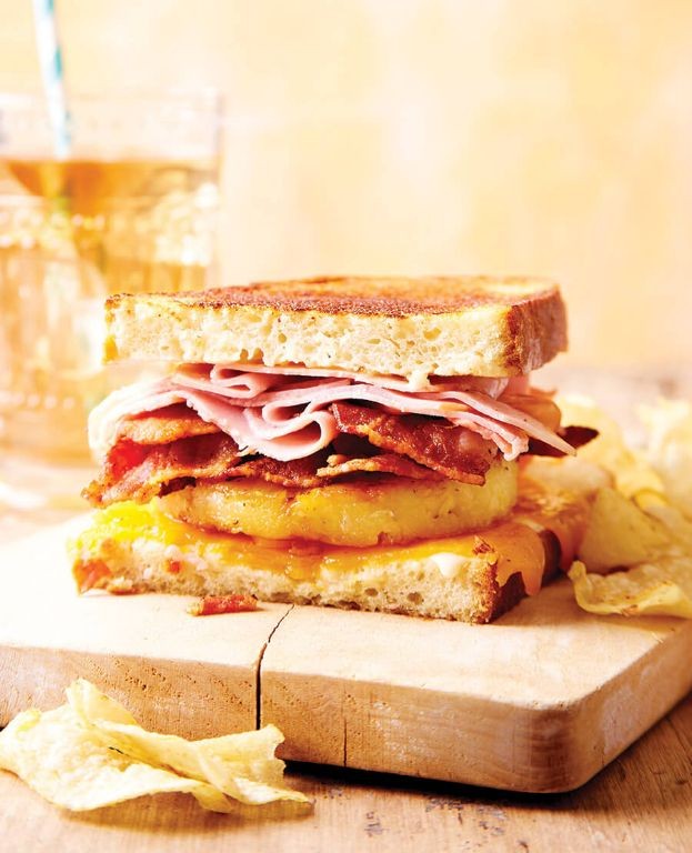 Pineapple BBQ Ham Sandwiches