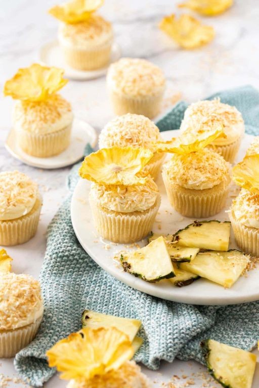Pineapple Coconut Cupcakes