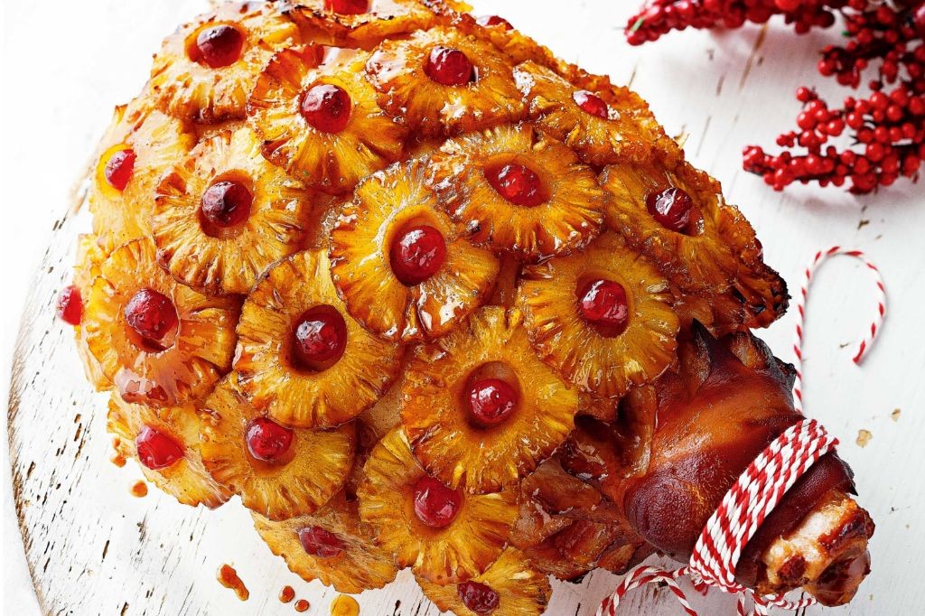 Pineapple Maple Glazed Ham