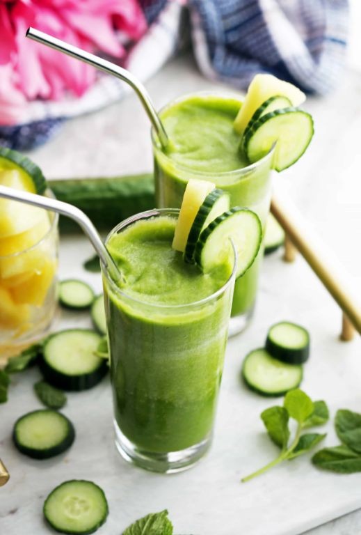Pineapple Mint Cucumber Alkalizing Juice