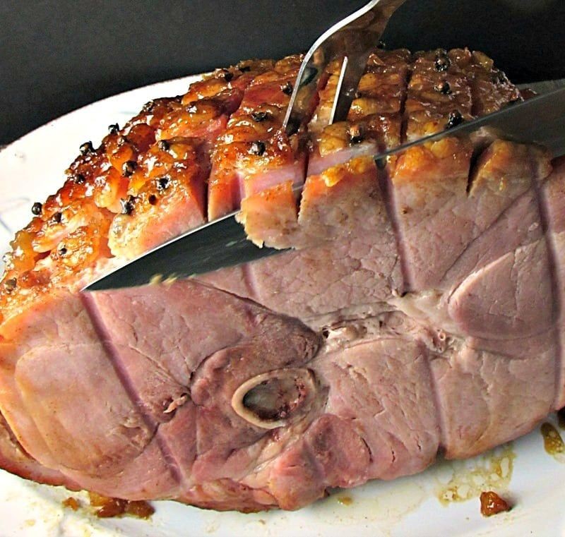 Pineapple Rum Glazed Ham