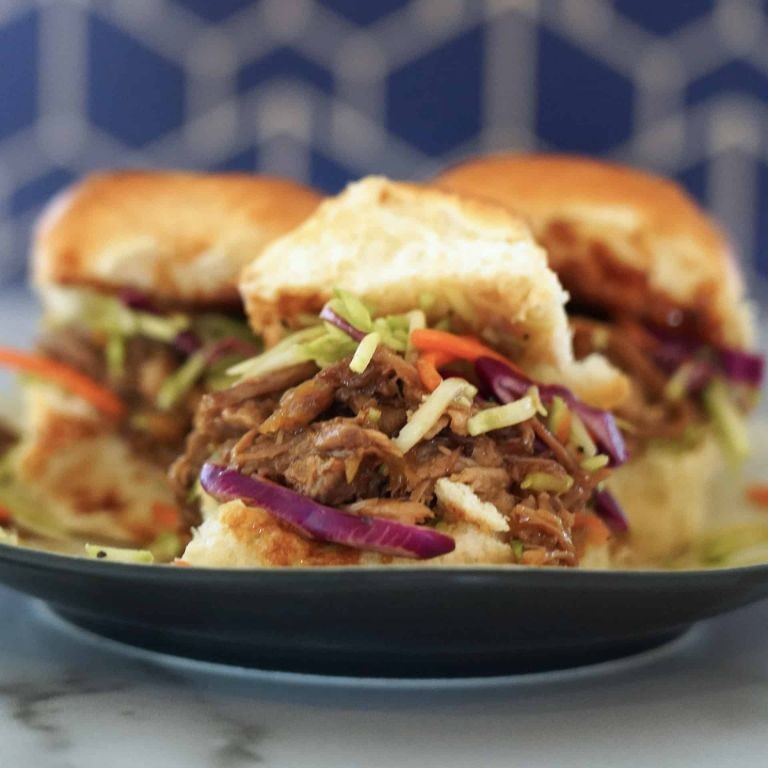 Pineapple Teriyaki Pulled Pork Sandwich