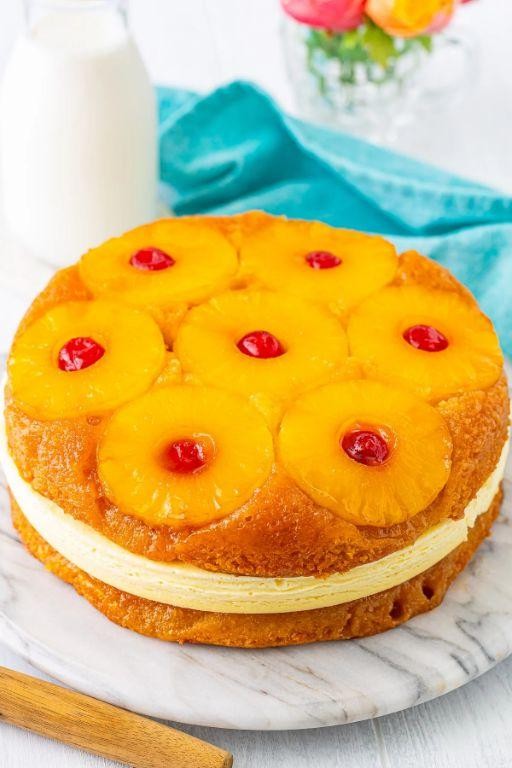 Pineapple Upside Down Cheesecake