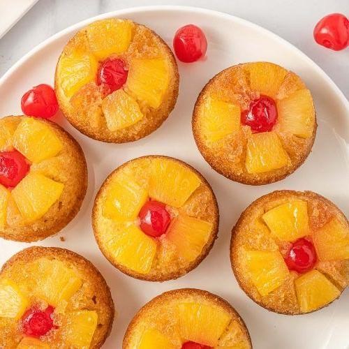 Pineapple Upside Down Cupcakes