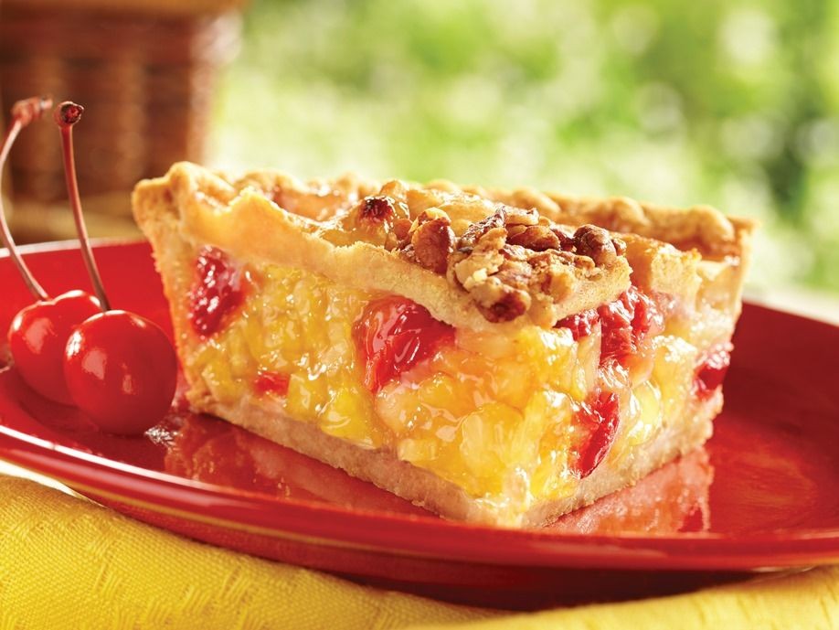 Pineapple Upside-Down Summer Pie