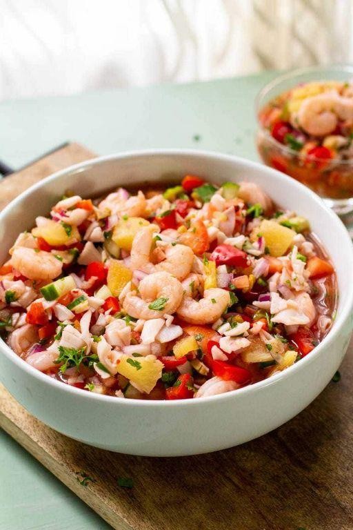 Pineapple and Jalapeño Shrimp Ceviche